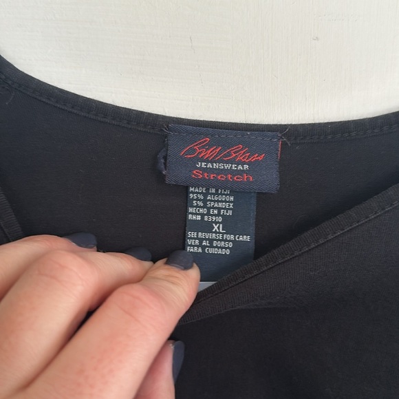 Bill Blasd Black long sleeve size XL - Picture 2 of 3